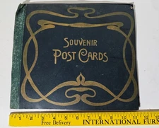 Vintage Souvenir Post Card Book with 14 Antique Post Cards Inside!