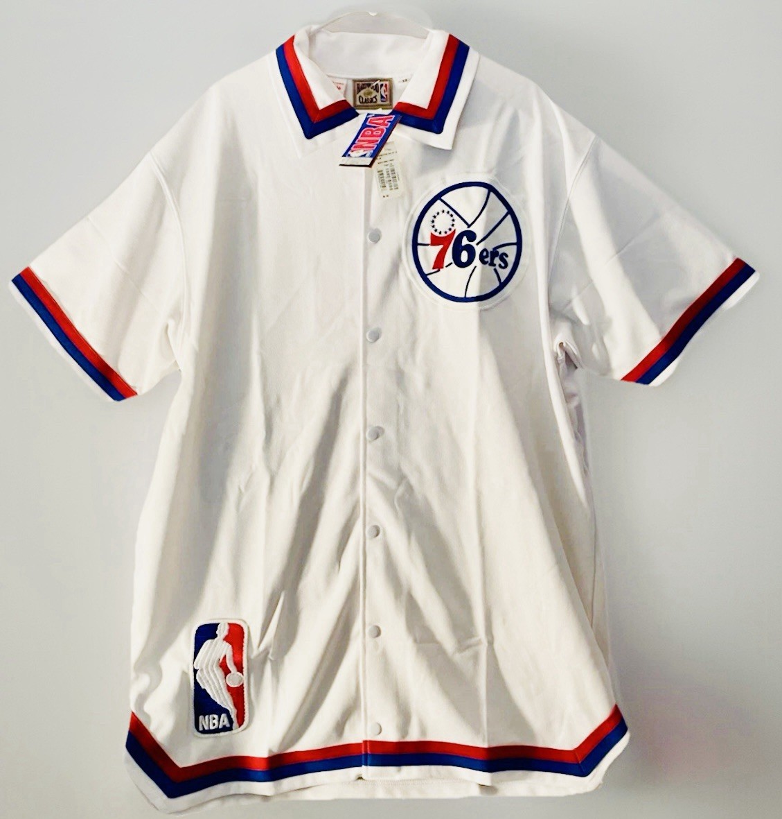 ウェア Sixers authentic uniform Mitchell & Ness 100% Authentic Allen Iverson Mitchell Ness Rookie 96 97 Sixers