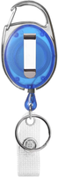 Ausweishalter Kartenhalter Ausziehbar Blau [1 StüCk] Ausweis Jojo Oval Mit Clip