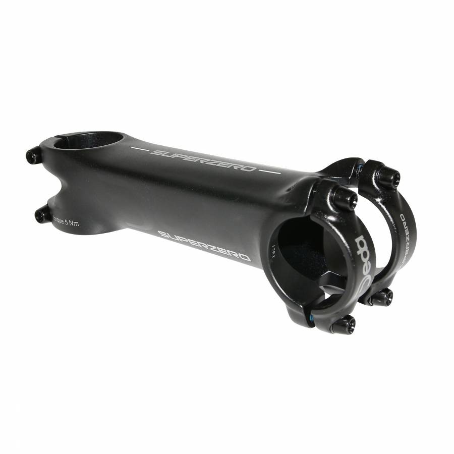Potence Deda Superzero vélo de route guidon 31.8mm angle -8° noir 100mm