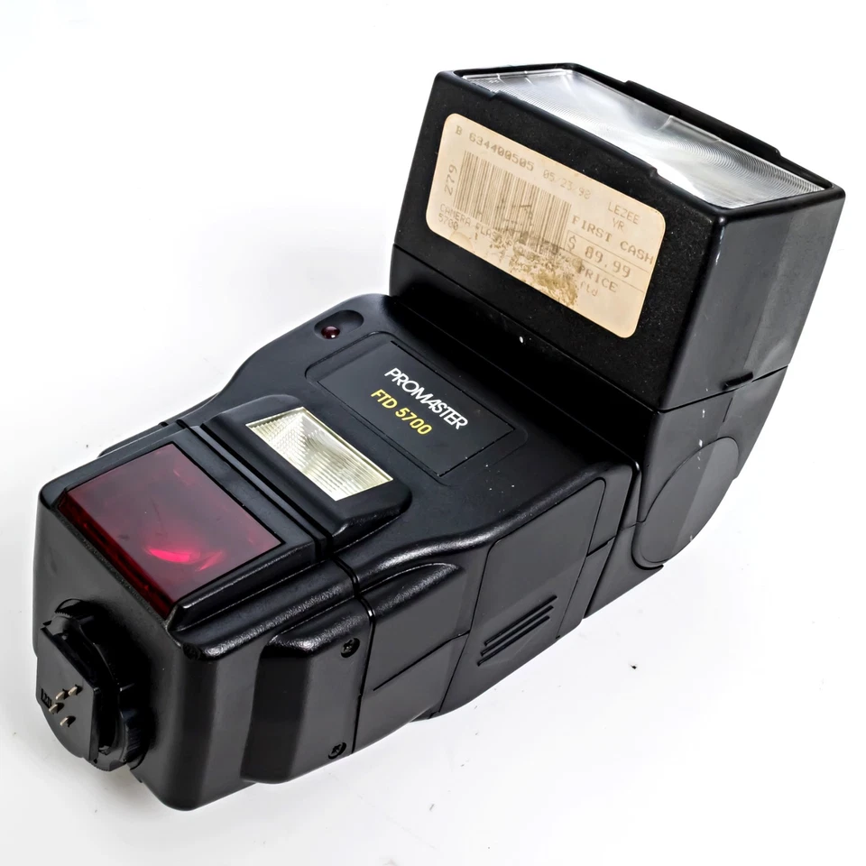 Promaster FTD 5700 Camera Flash with Minolta ML AF Module Base TESTED - Image 2 of 4