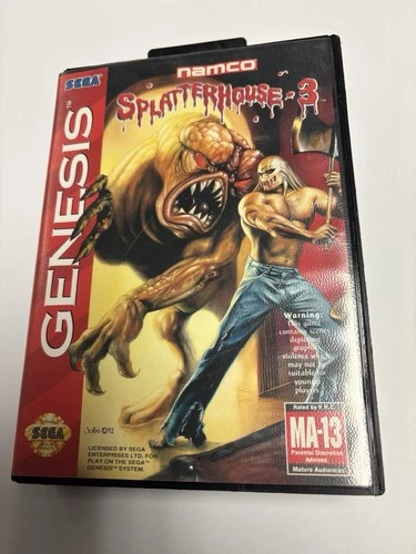 Vintage Splatterhouse 3 Sega Genesis 1993 MINT Tested Complete with Manual CIB