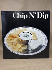 Leonard Silver Mfg Silverplated Chip N' Dip 12" Tray with 3" Sauce Bowl in Box