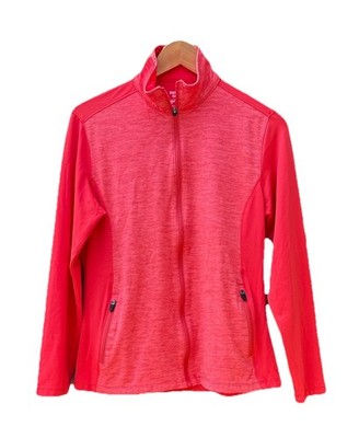 Coral & Heathered Bermuda Sands Women s Storm Dri Full Zip Jacket M Golf Gear