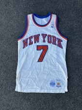 Vintage 1976-77 Dean Meminger New York Knicks Sand Knit Cosby Jersey Size 40