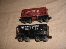 2- Lionel /MTH Pennsylvania RR  ORE CARS # 19300 + # 15036     0-027