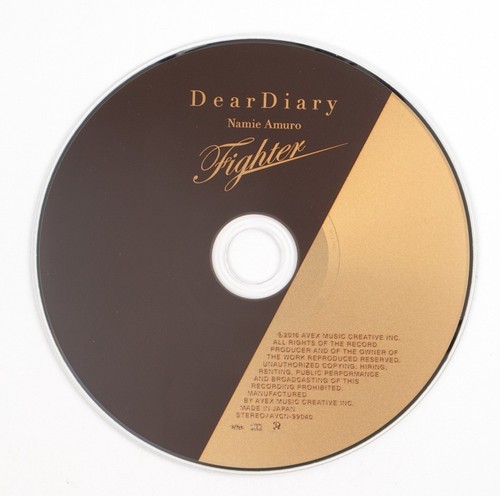 Death Note Dear Diary / Fighter Namie Amuro Music CD 2016 Japan Import - Picture 5 of 6
