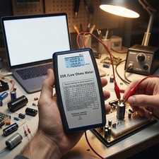 K7214+ ESR Meter Measurement Range 0.01 To 99 Ohms 4 Readings Per Second Update