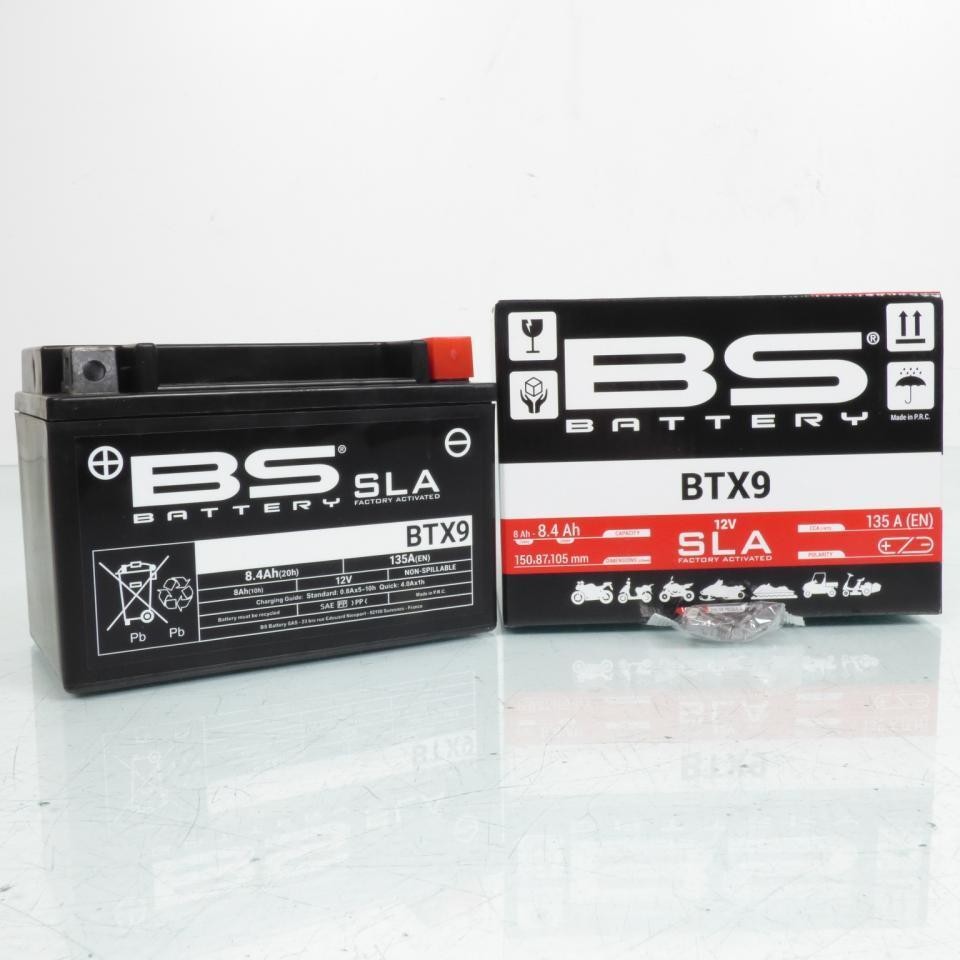 Batterie YTX9 Kawasaki KFX 400 BS Battery 12V : Finis les Problèmes de Démarrage