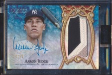 2022 TOPPS DYNASTY AARON JUDGE PATCH JERSEY AUTO AUTOGRAPH 10/10!
