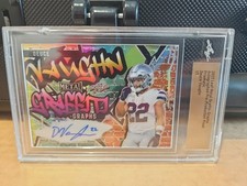 2023 Leaf Metal Graffiti Graphics Deuce Vaughn Prismatic 1/1 Auto Autograph