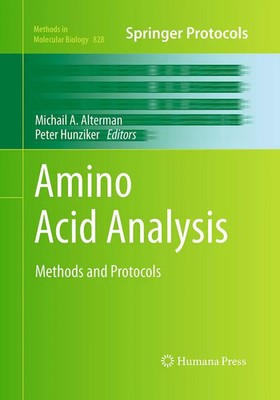 Amino Acid Analysis Methods and Protocols Peter Hunziker (u. a.) Taschenbuch xiv