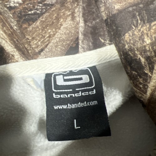 Banded Realtree Camo Hoodie Sweatshirt Mens L Embroidered Logo Y2K Hunting - Picture 6 of 9