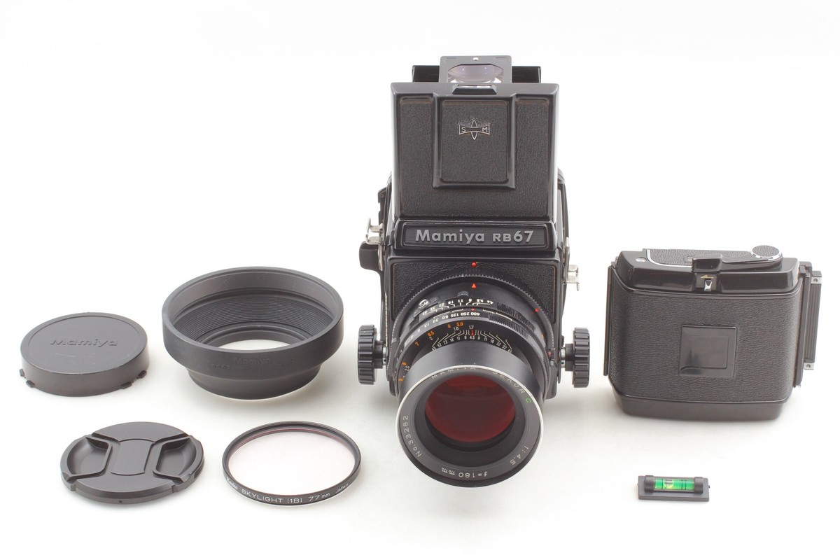 Mamiya マミヤ RB67 proS f4.5 180mm NM w/Hood] Mamiya Sekor C 180mm F4.5 MF Lens for RB67 Pro S