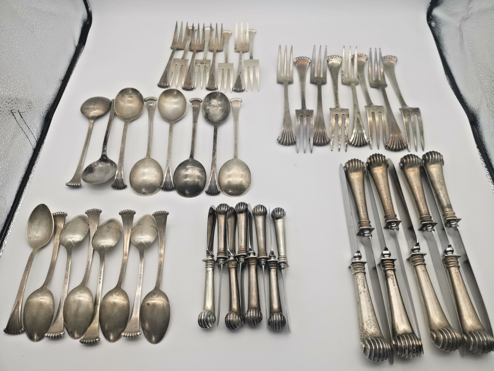 Tuttle Onslow *Sterling Silver* 48pc Flatware - 3,116 grams = 100 ozt