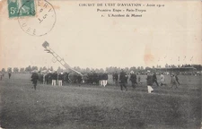 CP CIRCUIT DE L'EST D'AVIATION 1910 ACCIDENT DE MAMET - 42539