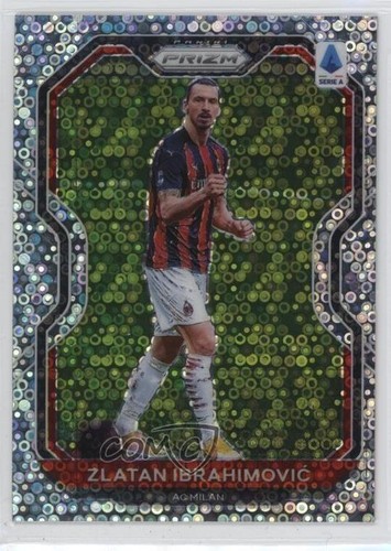 Zlatan Ibrahimovic [Silver Circles] #25 2020 Panini Chronicles Prizm Serie A card