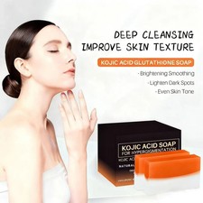 2 Pack Kojic Acid Soap Skin Brightening Dark Spot Lightening Soap For Face Body
