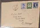 GB - 1954-2nd Nov - 4d,1/3 & 1/6 Values  On Plain First Day Cover
