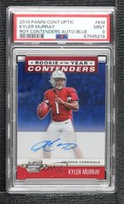 2019 Panini Contenders Optic Blue Prizm 9/75 Kyler Murray PSA 9 MINT Auto 0g70