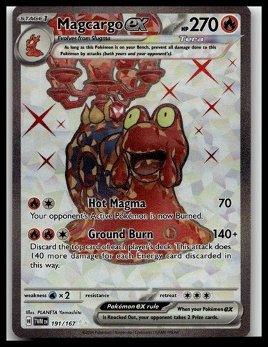 SV06: Twilight Masquerade #191/167 Magcargo ex
