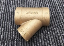 NIBCO DWV Reducing WYE Cast Bronze Copper 45-Degree Wye 2" x 2" x 1-1/2"