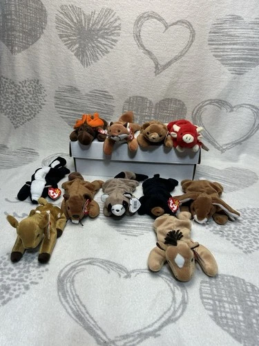 Forest Beanie Baby Lot Of 11 VTG Retired Beanies! (read description for names)