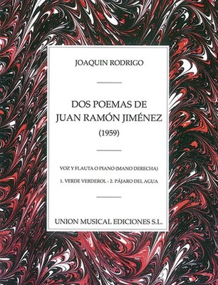 Joaquin Rodrigo | Dos Poemas De Juan Ramon Jimenez | Taschenbuch | Englisch