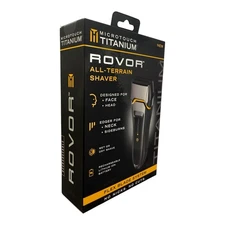 Rovor Titanium Microtouch Personal Groomer Shaver Wet Or Dry Full Body Grooming