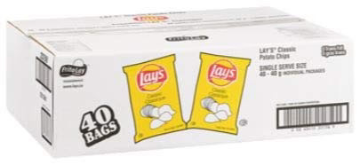 Schachtel mit klassischen LAY'S Kartoffelchips (40ct x 40g/1,4oz) - Bild 3 von 5