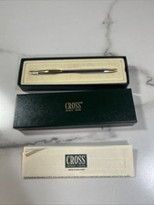 Cross Century Classic Polished Chrome Ballpoint Pen 3502 New GRADUATION Gift