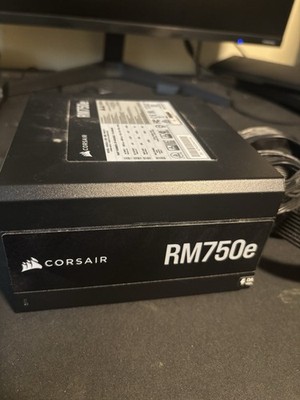 Corsair RM750e 750W  Fully Modular ATX Power Supply PSU Tested Working