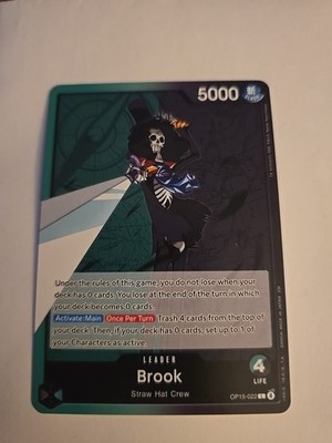 One Piece CCG Brook Leader OP15-022 Adventure On Kami s Island