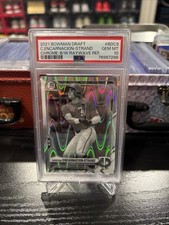 Christian Encarnacion-Strand 2021 Bowman 1st Chrome Raywave Reds PSA 10