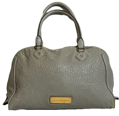 Marc Jacobs Lauren Satchel Crossbody Bag Italian Lamb Leather Expandable Medium