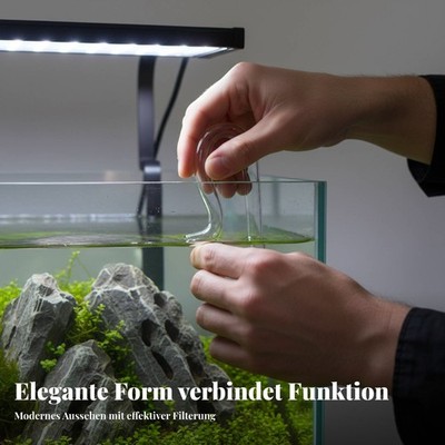 2 Stück Glas Lily Pipe Set optimale Wasserzirkulation Glas Lily Pipe