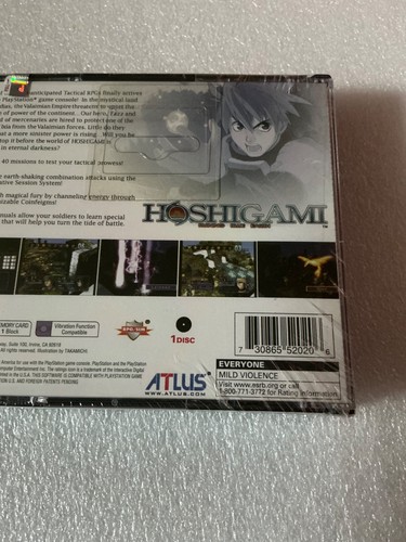 Hoshigami (PS1 PSX Playstation) BRAND NEW sealed ntsc USA big box see pics RARE - Picture 13 of 20