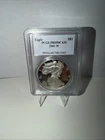 2001-W American Silver Eagle PR70 DCAM PCGS Blue Label