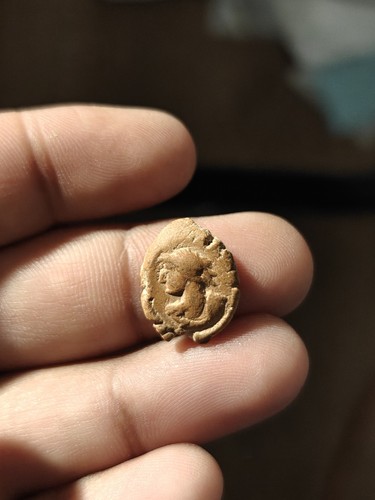 Ancient Greek Roman Circa 1st-3rd centuries AD. Terracotta Clay Bullae Tessera - Picture 2 of 3