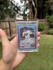 2020 Bowman Draft Chrome Picks Blue Refractor Kala'i Rosario /150