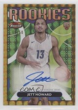 2023-24 Topps Finest Rookie Gold Geometric Refractor 6/50 Jett Howard Auto dq2