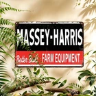 Massey-Harris Vintage Aluminum Printed Tin Metal Signs Home Décor 8x12