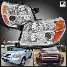 Fits 2006-2008 Honda Pilot Clear Projector Headlights Headlamps Leftright Pair