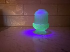 Weishar Moon & Star Glass Mini Courting Lamp-Neon Green Frost — photo 4
