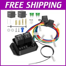 Dual Electric Fan Switch Kit 12V/24V