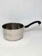 Farberware Stainless Steel Aluminum Clad 3 Quart Sauce Pot No Lid Vintage USA
