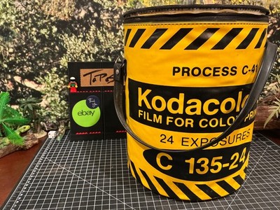 vintage Kodak film, advertising ice bucket cooler Kodacolor  