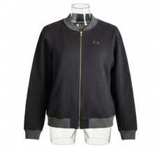 Under Armour Men's Threadborne Fleece Bomber Jacket - Performance Gray - Medium