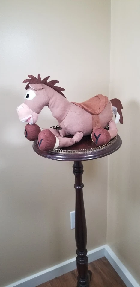 Disney Store Pixar Toy Story Bullseye 14" Peluche ANDY Pies Caballo Tela Animal Foto 2 de 4