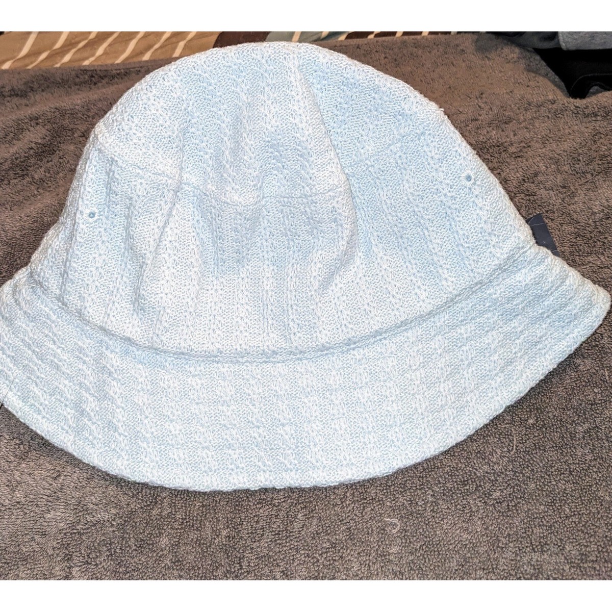 ? Abercrombie No Sweat Bucket Hat White Abercrombie Kids Blue Bucket Hat A&F Childrens Sun Hat NWT  main image 2